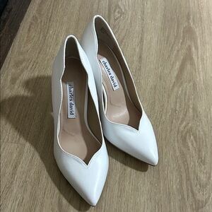 Charles David Elegant White Heels